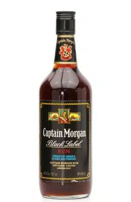 Captain Morgan Rum Black Label 1970s