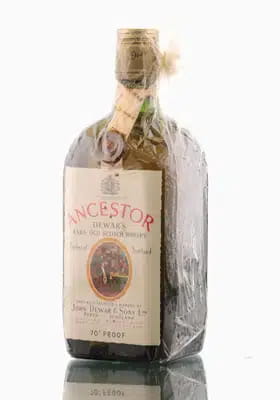 Dewar's Ancestor 70° Proof (1960s) For Auction