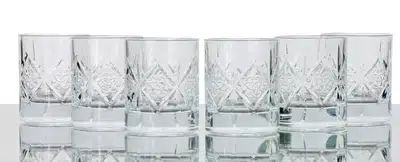 Dewars Whisky Glasses X6