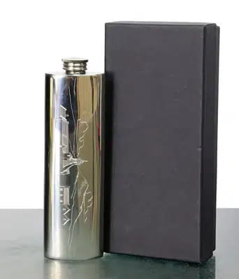 Glenfarclas Pewter Hipflask For Auction
