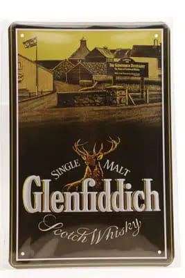 Glenfiddich Decorative Plaque For Auction