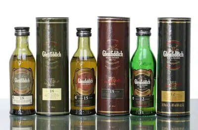 GLENFIDDICH MINIATURE SET (3X5CL) For Auction