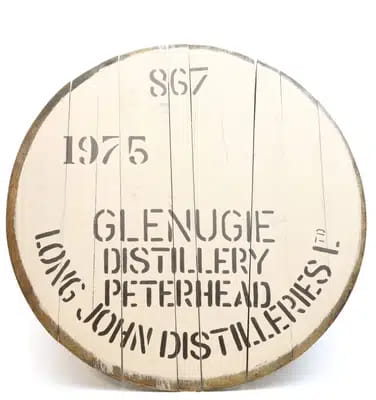 Glenugie Decorative cask End For Auction