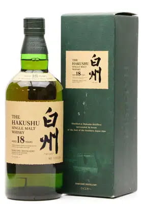 Hakushu 18 Years Old For Auction