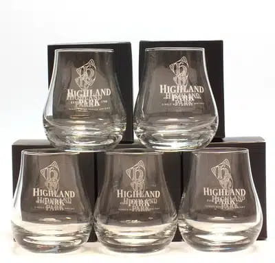Highland Park Glasses x5 For Auction