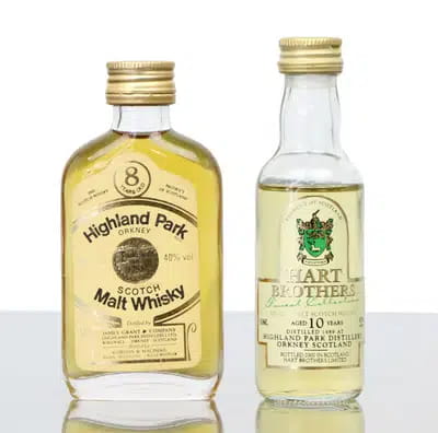 Highland Park Miniatures x2 For Auction