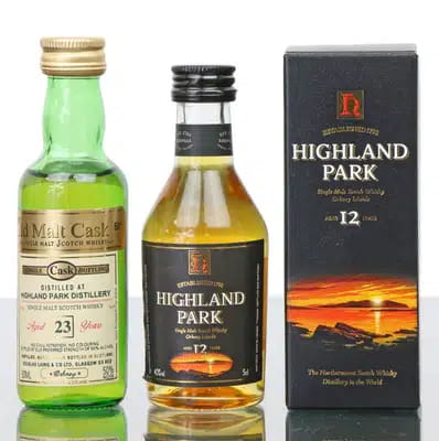 Highland Park Miniatures (x2) For Auction