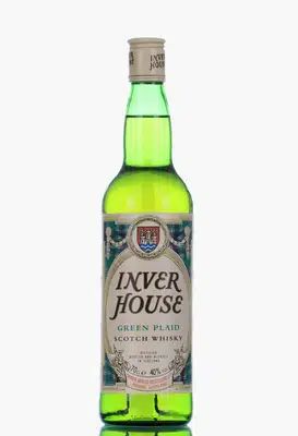 Inver House Green Plaid 1980s