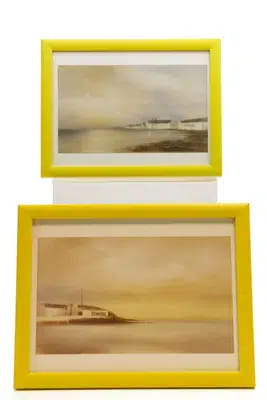 Islay Scenes Framed Pictures x2