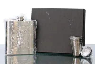 Jack Daniels Hip Flask Set