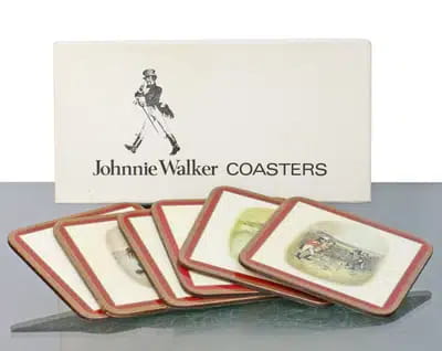 Johnnie Walker Set of Coasters