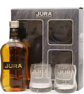 Jura 10 Years Old With Glasses For Auction
