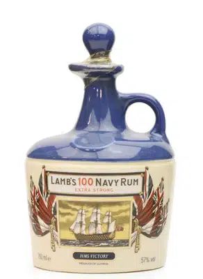 Lambs 100 Navy Rum Decanter