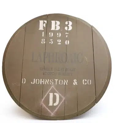 Laphroaig Decorative Cask End For Auction