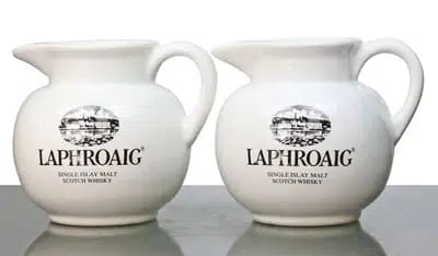 Laphroaig Water Jugs (Pair) For Auction