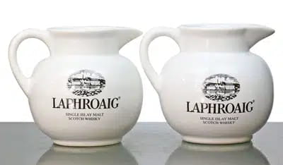 Laphroaig Water Jugs (Pair) For Auction