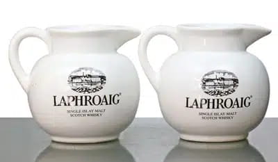 Laphroaig Water Jugs (Pair) For Auction