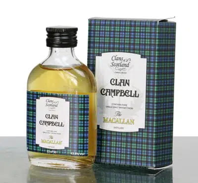 Macallan Clan Campbell Miniature For Auction