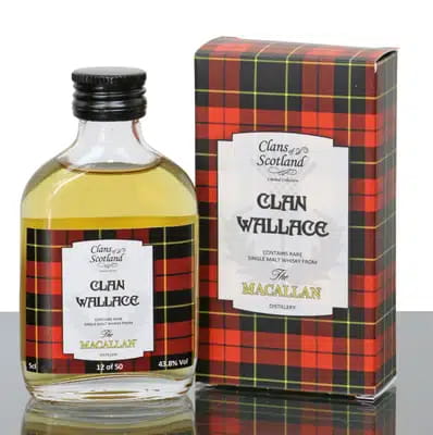 Macallan Clan Wallace Miniature For Auction
