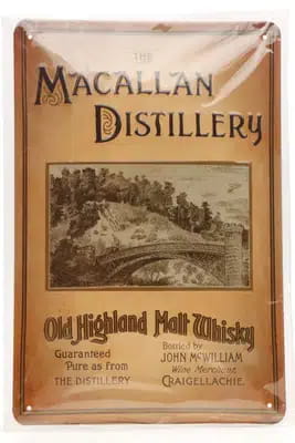 Macallan Decorative Plaque For Auction