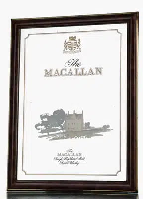 Macallan Framed Mirror