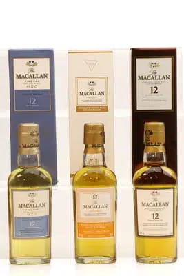 Macallan Miniatures x3 For Auction