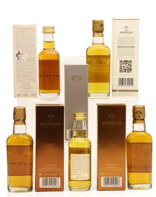 Macallan Miniatures x5 For Auction