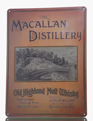 Macallan Tin Sign