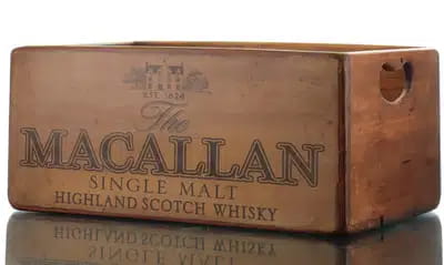 Macallan Wooden Crate For Auction