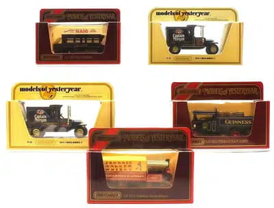 Matchbox Models of Yesteryear x5