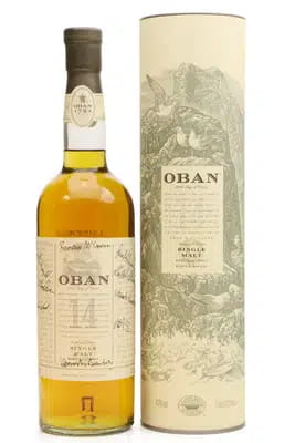 Oban 14 Years Old **Signed Bottle** For Auction