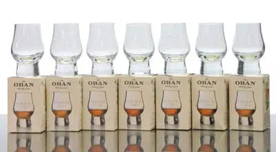 Oban Memorabilia Glasses x7