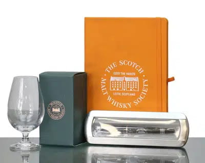 SMWS Tasting Glass, Notebook & Pen For Auction