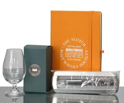 SMWS Tasting Glass, Notebook & Pen For Auction