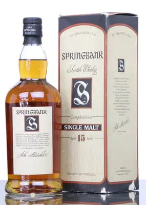 Springbank 15 Years Old For Auction