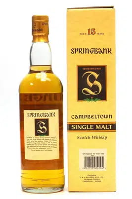 Springbank 15 Years Old For Auction