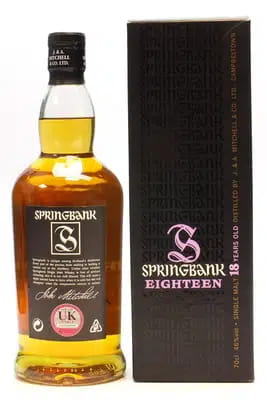 Springbank 18 Years Old For Auction