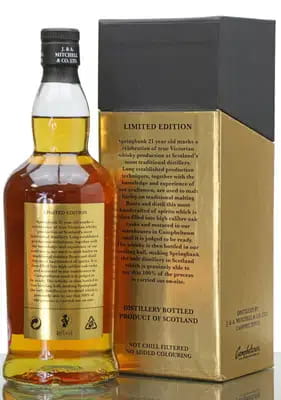 Springbank 21 Years Old For Auction