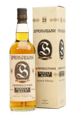 Springbank 21 Years Old For Auction