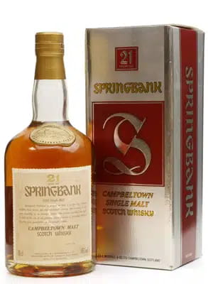 Springbank 21 Years Old For Auction