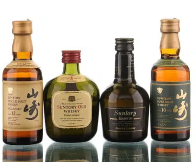 Suntory Whisky Miniatures (4x5cl) For Auction