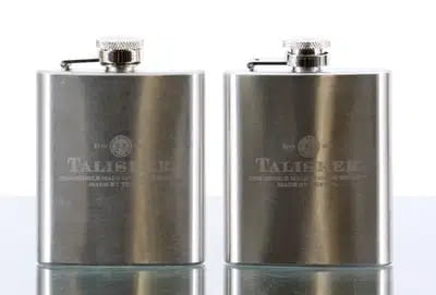 Talisker Hipflasks X2