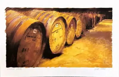 Whisky Casks Print By Ian Gray
