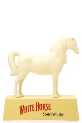 White Horse Decorative Stand
