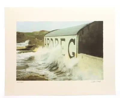 Ardbeg Distillery Print | Hand Signed by Artist Ian Gray 300g Watercolour Paper For Auction