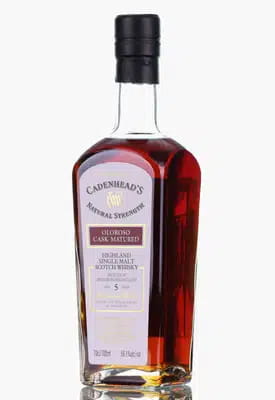 Ardnamurchan 5 Years Old 2019 2025 Cadenheads Oloroso Cask Matured Natural Strength