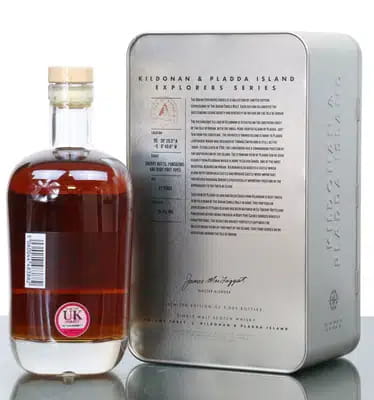 Arran 21 Years Old Kildonan & Pladda Island | The Explorers Series Volume 3 For Auction