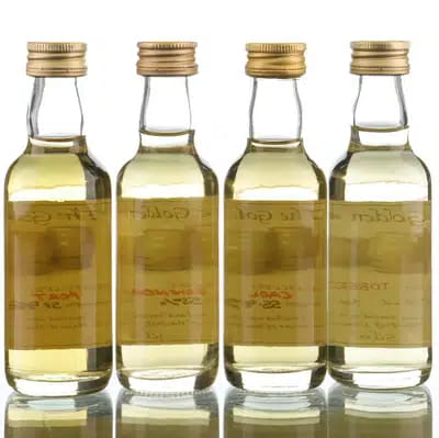 Assorted Islay/Island Single Malts | The Golden Cask Incl Port Ellen 25yo (4x5cl) For Auction
