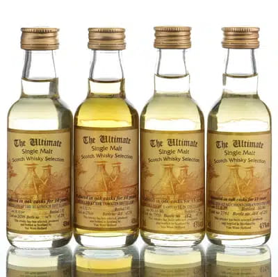 Assorted Lowland/Highland Single Cask Malt Miniatures | The Ultimate (4x5cl) For Auction