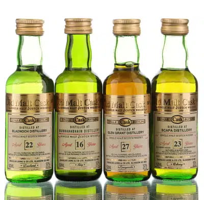 Assorted Single Cask Miniatures | Old Malt Cask Incl Bladnoch 22yo (4x5cl) For Auction